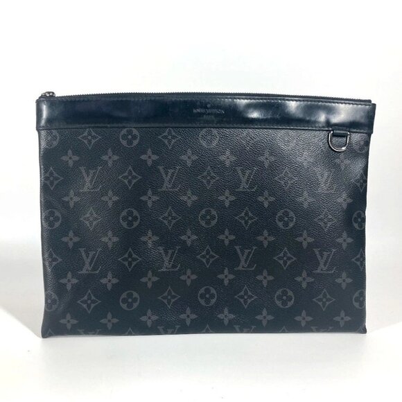 LOUIS VUITTON M62291 MonogramEclipse Pochette Discovery Bag Pouch Clutch bag - Picture 1 of 15